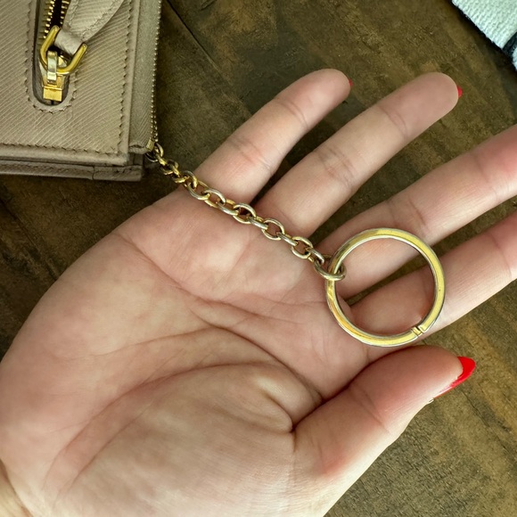 Prada Saffiano Leather Keychain Wallet - Picture 7 of 7